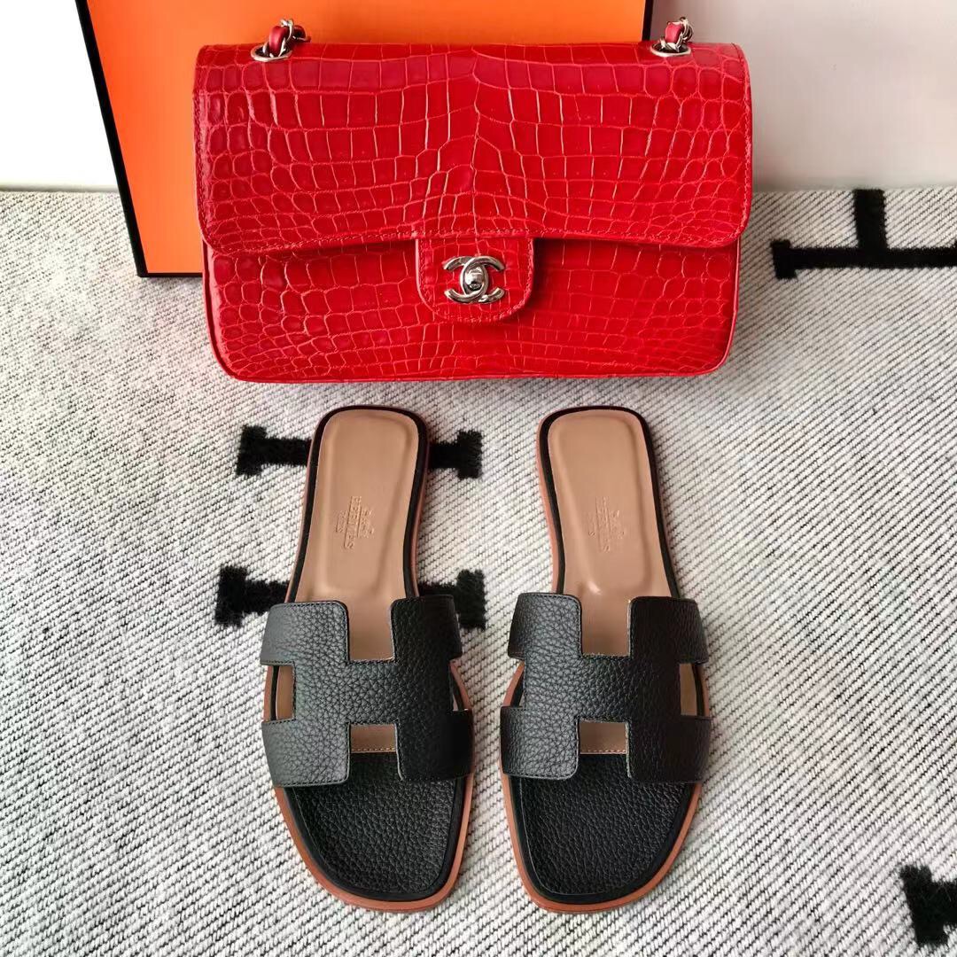 에르메스 올수공 오란 슬리퍼 샌들 토고 01